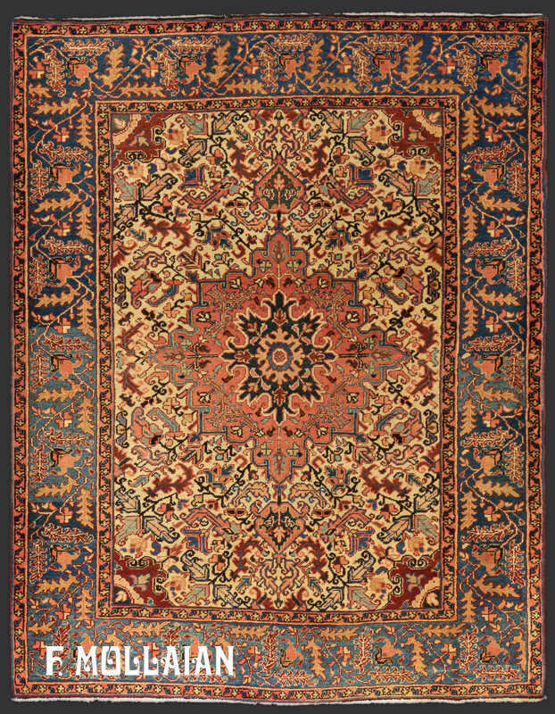 Antique Persian Heriz (heris) Rug n°:63444570